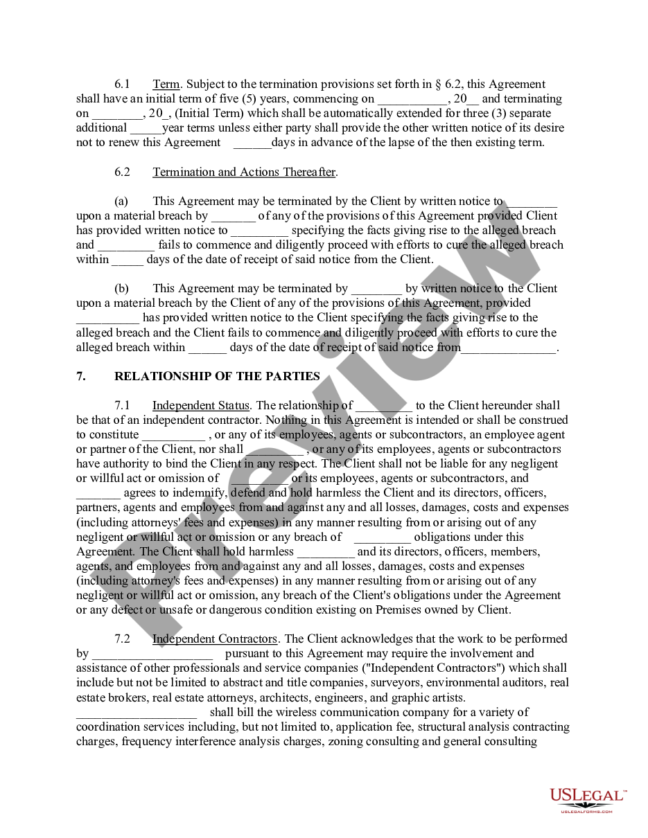 page 2 Consulting and Marketing Agreement - Wireless Communications preview