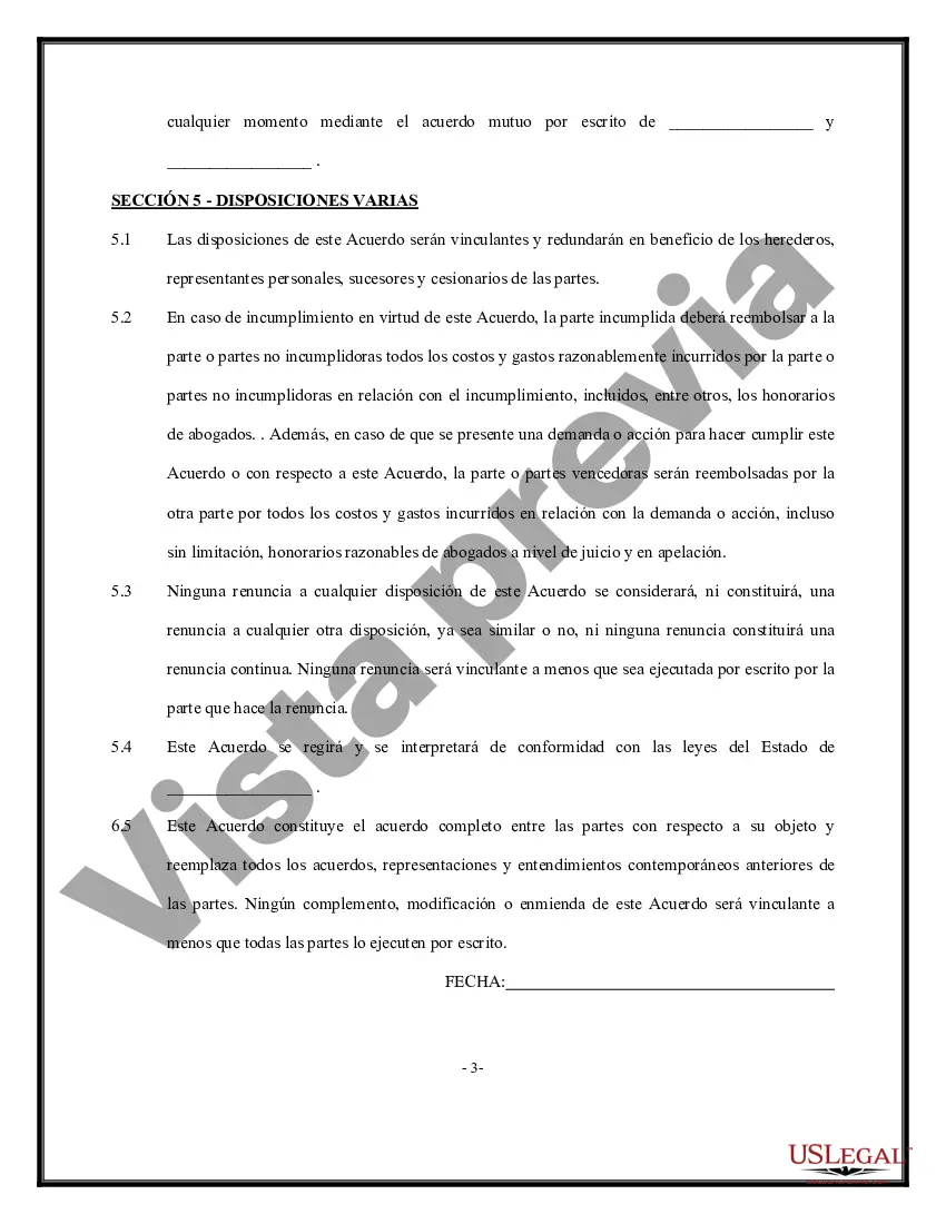 Preview Acuerdo de Empleo de Contratista Independiente para Trabajadores por Cuenta Propia - Peluquería o Peluquería