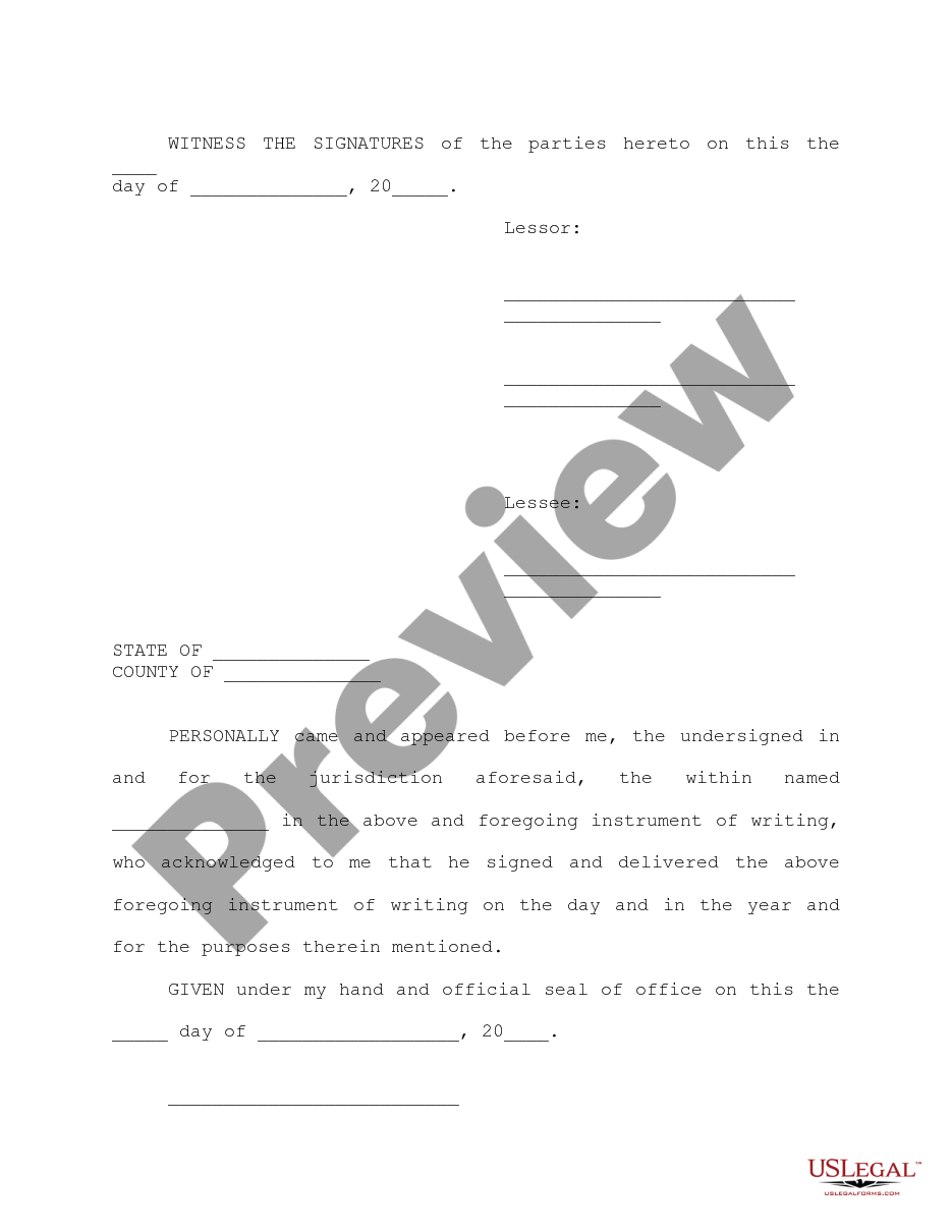page 8 Contract for the Lease of Real Estate preview