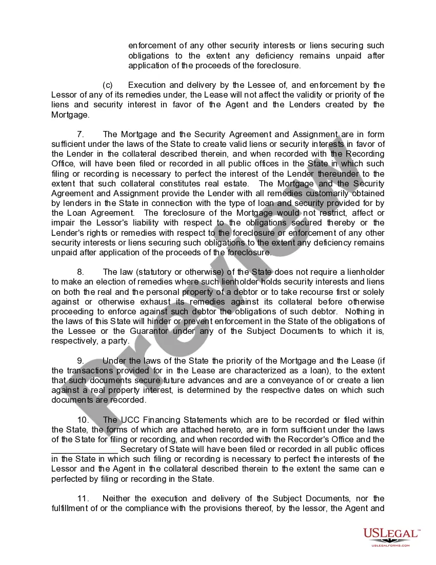 Get Form of Opinion of Local Counsel for Lessee Preview Form of Opinion of Local Counsel for Lessee