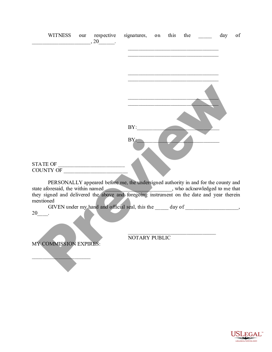 page 1 Simple Hunting and Fishing Land Lease preview