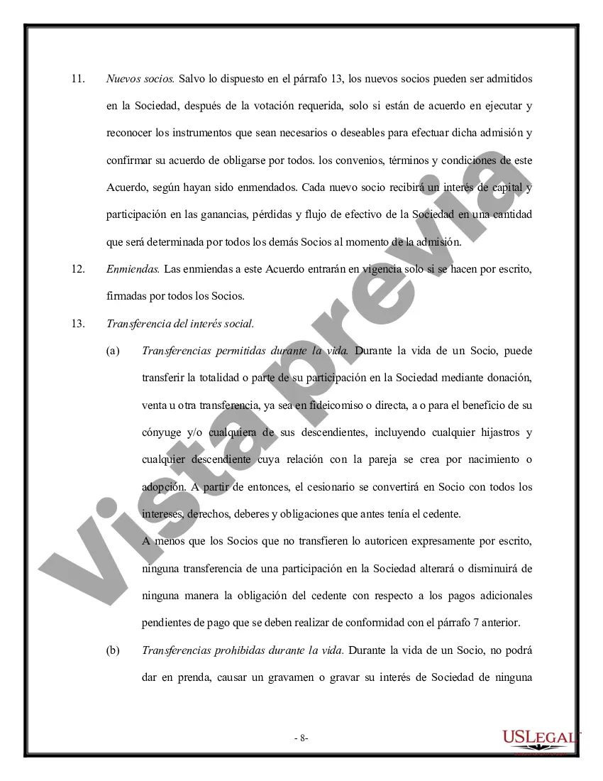 Preview Acuerdo de sociedad general - versión 1