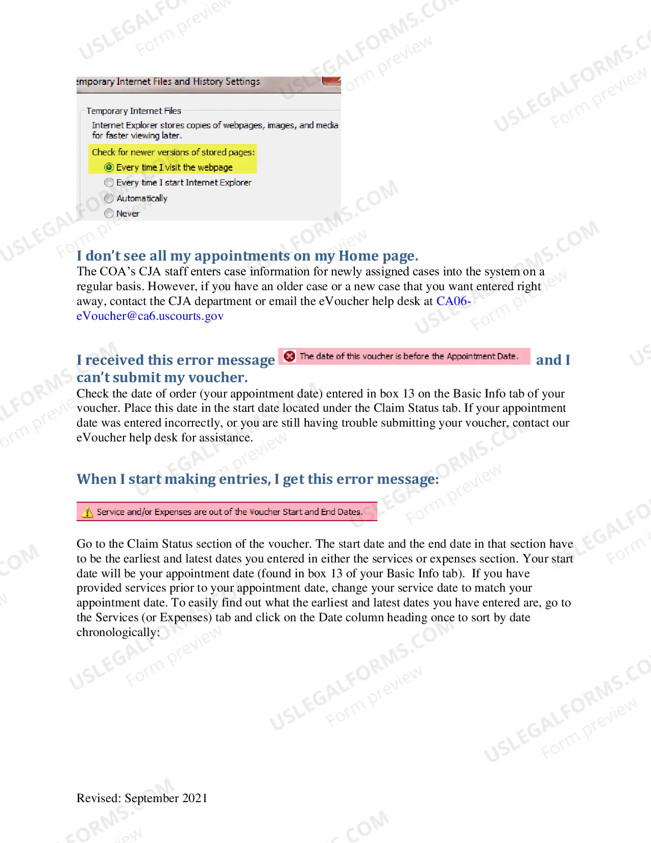 Preview eVoucher FAQs/Troubleshooting