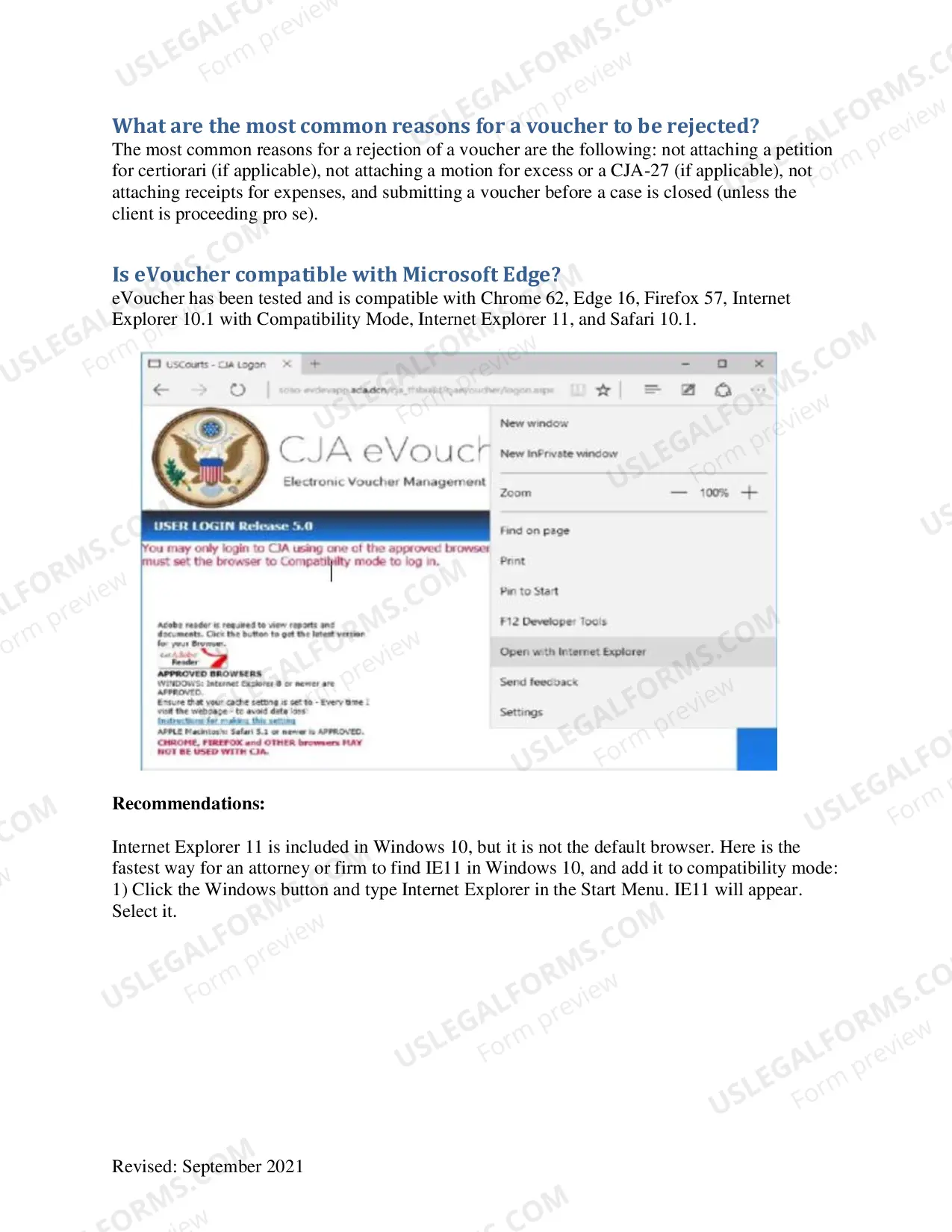 Preview eVoucher FAQs/Troubleshooting