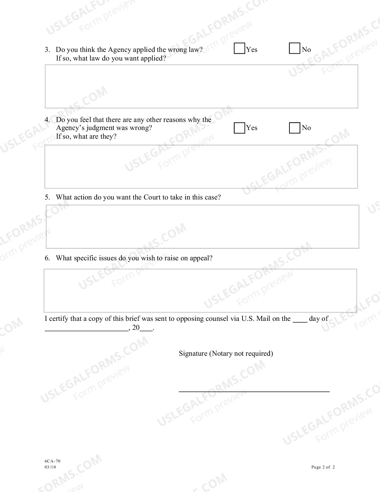 Preview Pro-Se Petitioner's Brief