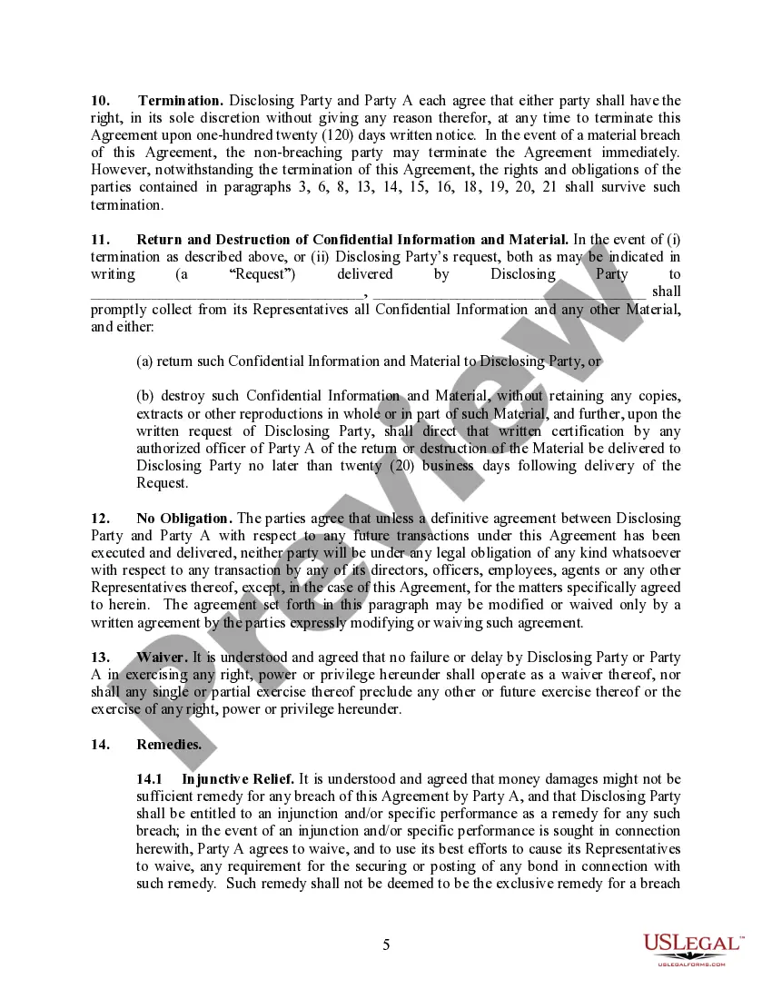 Preview Confidentiality Agreement and Non-Disclosure between Party and Healthcare Provider for purposes of creating a Community Health Needs Assesment and Other Reports