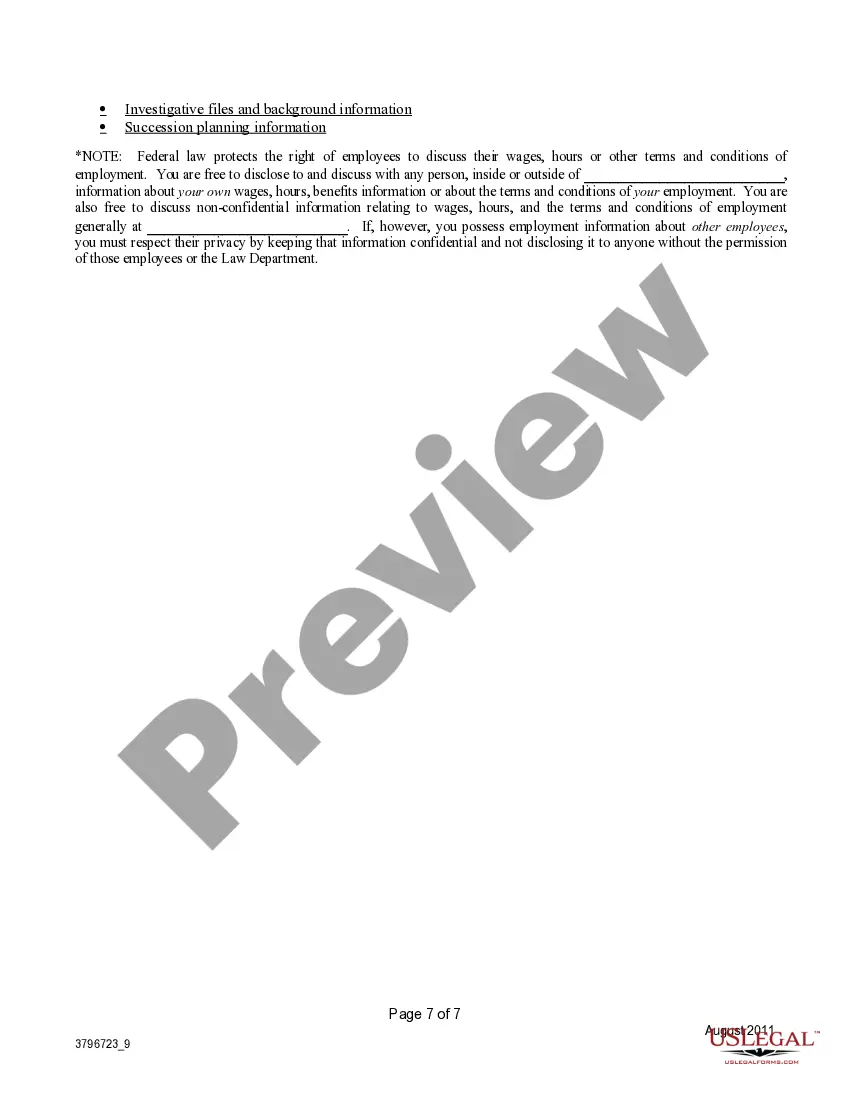 Preview New Hire Employee Agreement