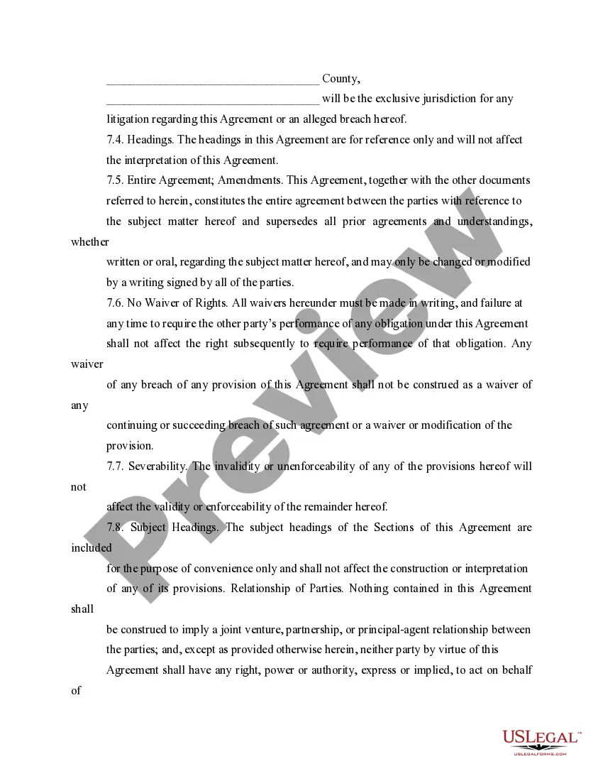 Get End User Agreement between Company and Software Provider Preview End User Agreement between Company and Software Provider