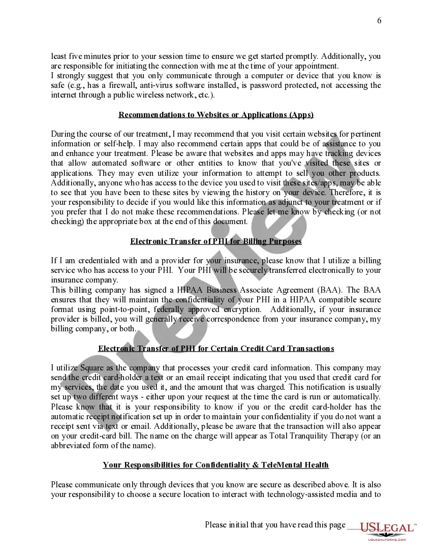 Get Informed Consent & Authorization for Traditional and Virtual Counseling Preview Informed Consent & Authorization for Traditional and Virtual Counseling