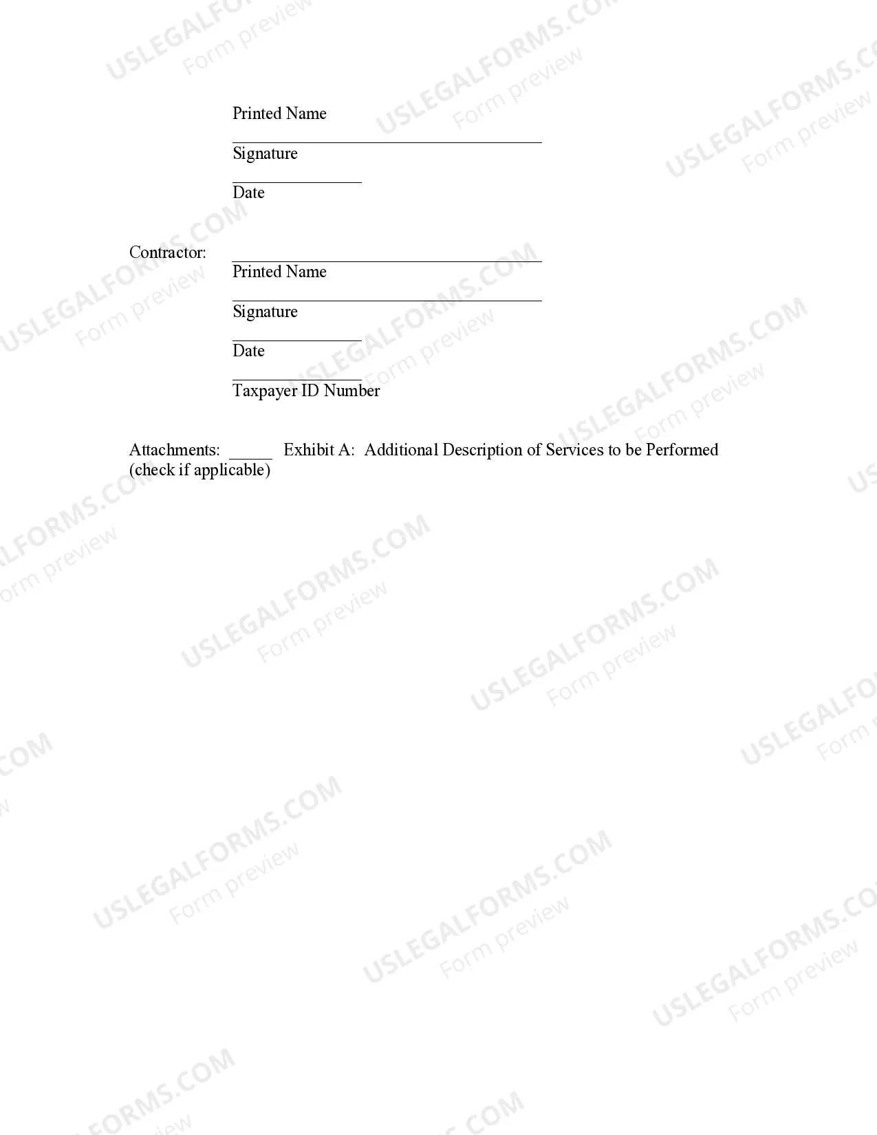 Preview Independent Contractor Agreement