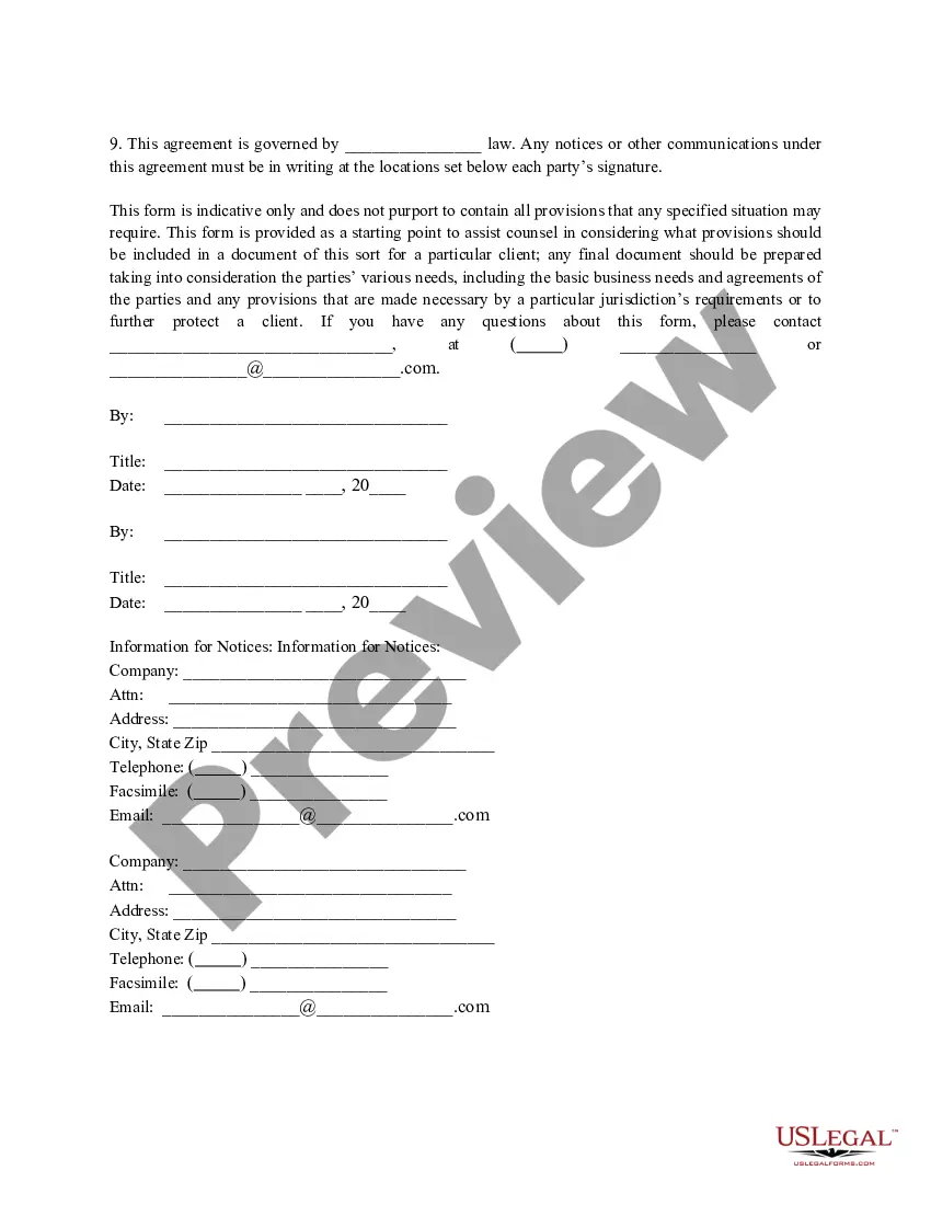 Preview Short Form Confidentiality Agreement