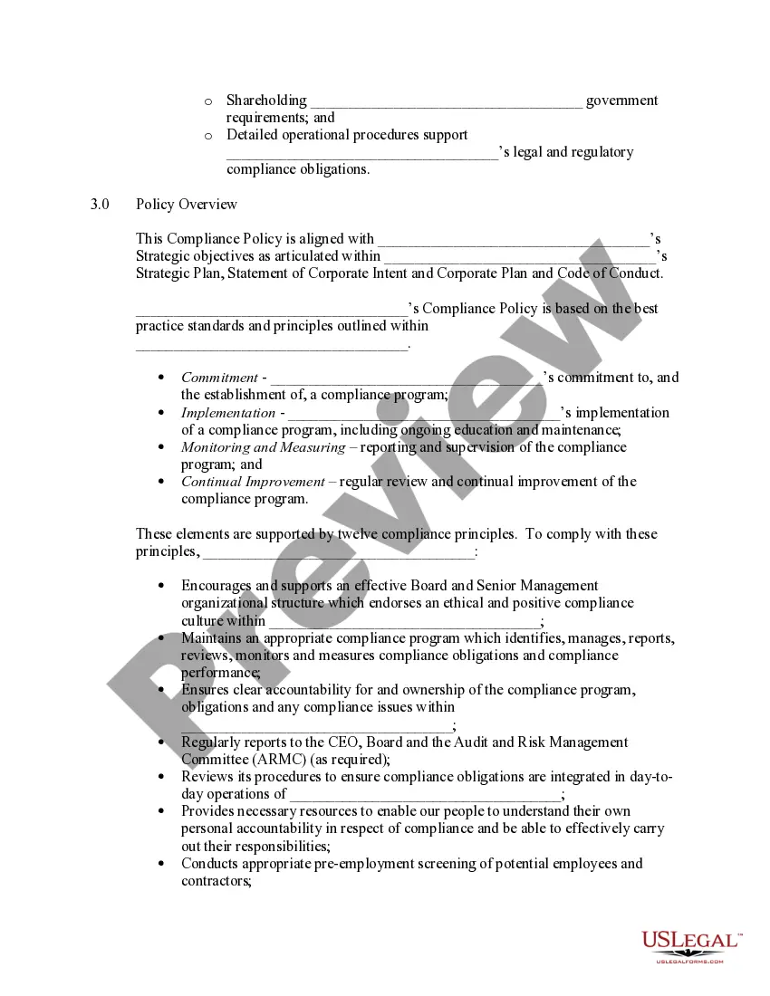 Get Regulatory Compliance Policy Preview Regulatory Compliance Policy
