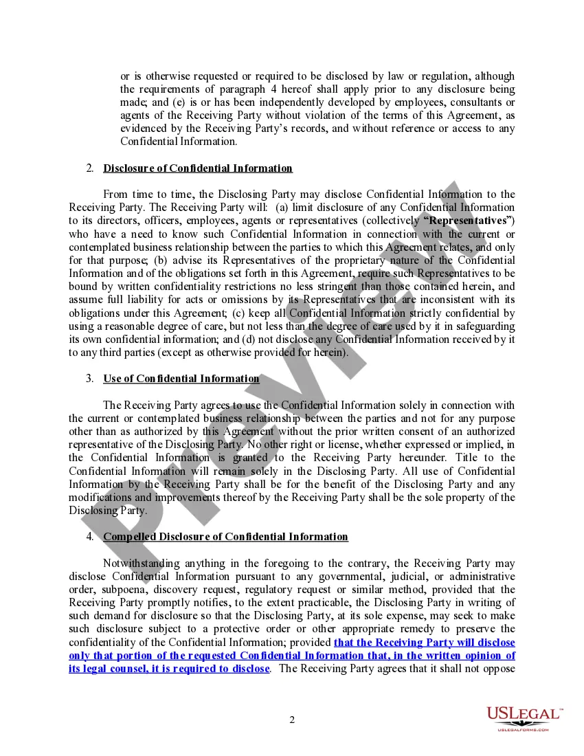 Get Nondisclosure Agreement of Proprietary Information of Disclosing Party Preview Nondisclosure Agreement of Proprietary Information of Disclosing Party