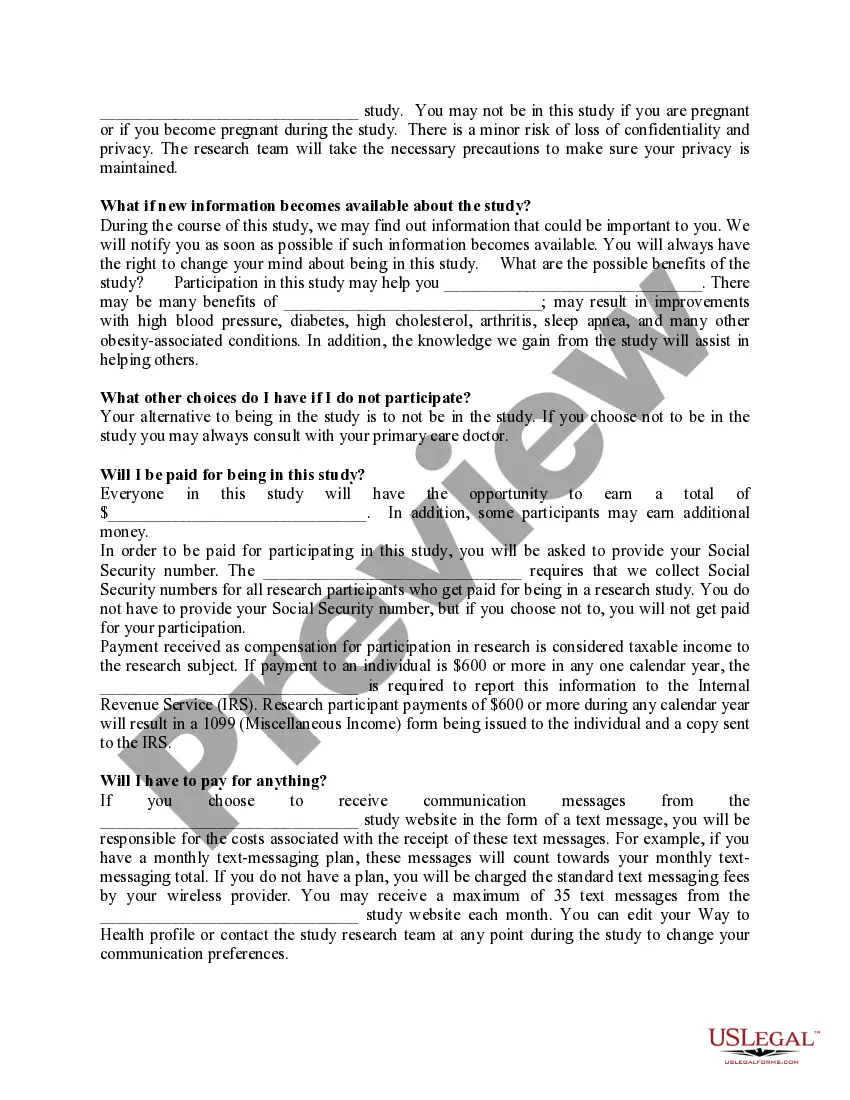 Get Infomed Consent and HIPAA Authorization Form for Research Partcipant Preview Infomed Consent and HIPAA Authorization Form for Research Partcipant