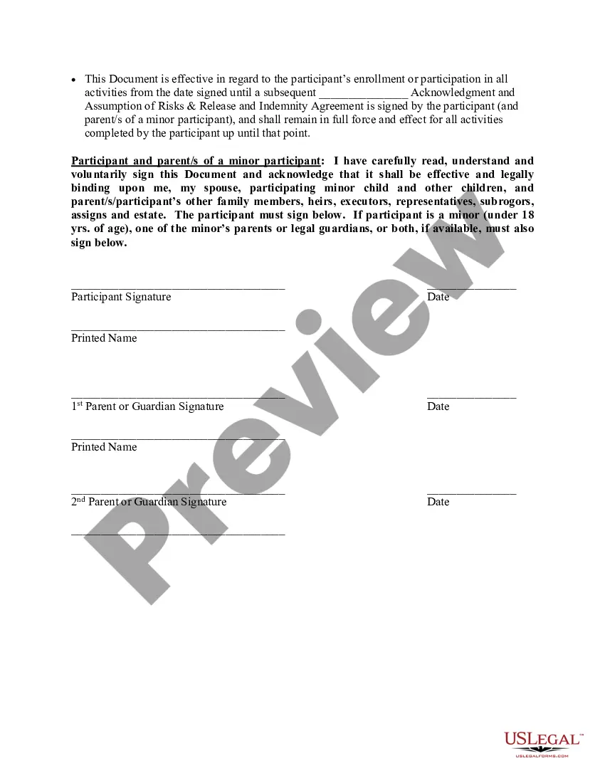 Preview 501(c)(1) Non-Profit Charter School Release and Indemnification Agreement