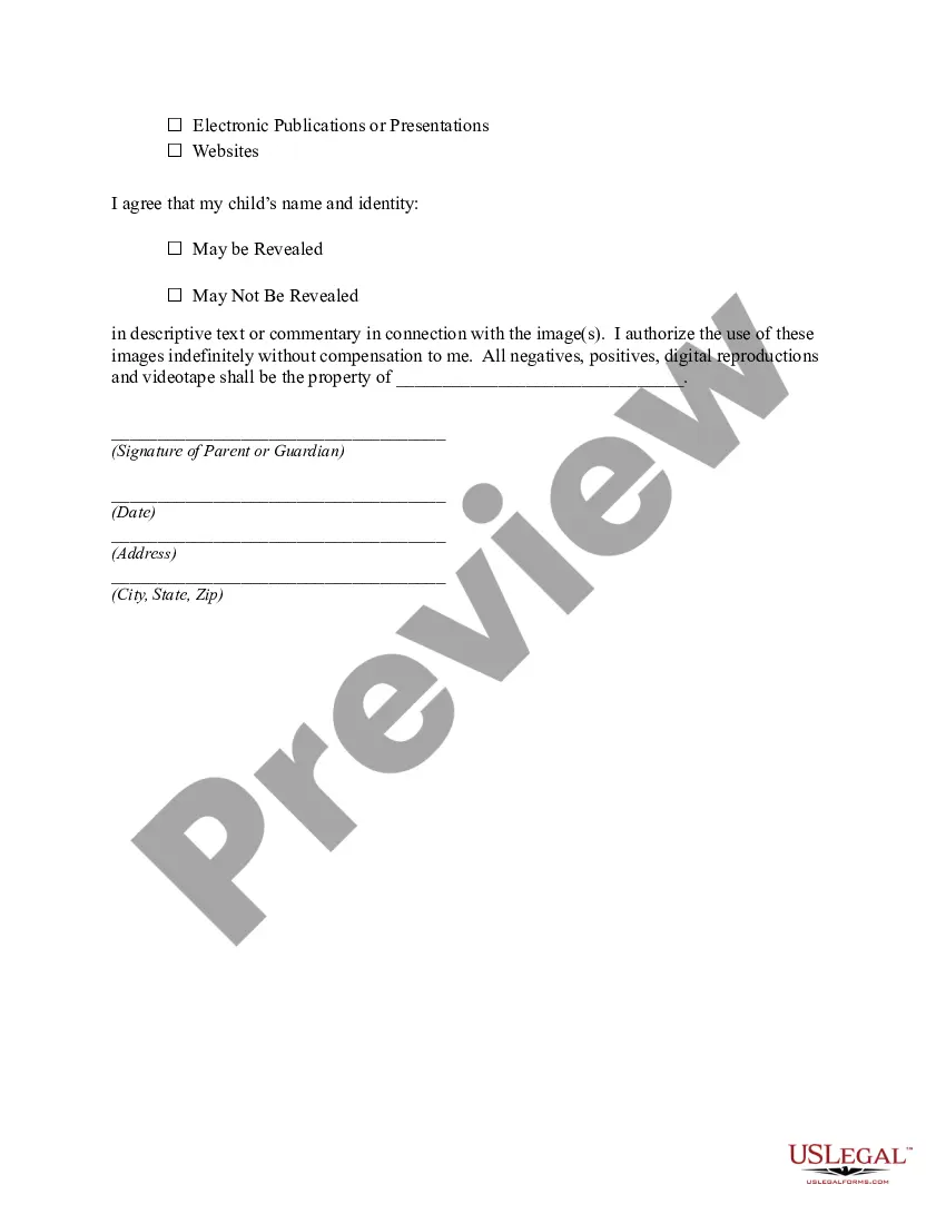 Preview 501(c)(1) Non-Profit Charter School Photography Consent