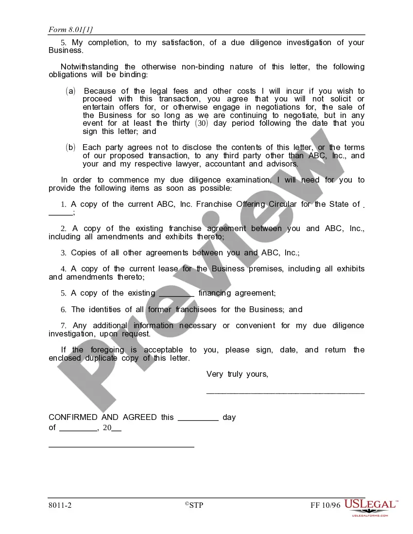 Get Asset Purchase - Letter of Intent Preview Asset Purchase - Letter of Intent