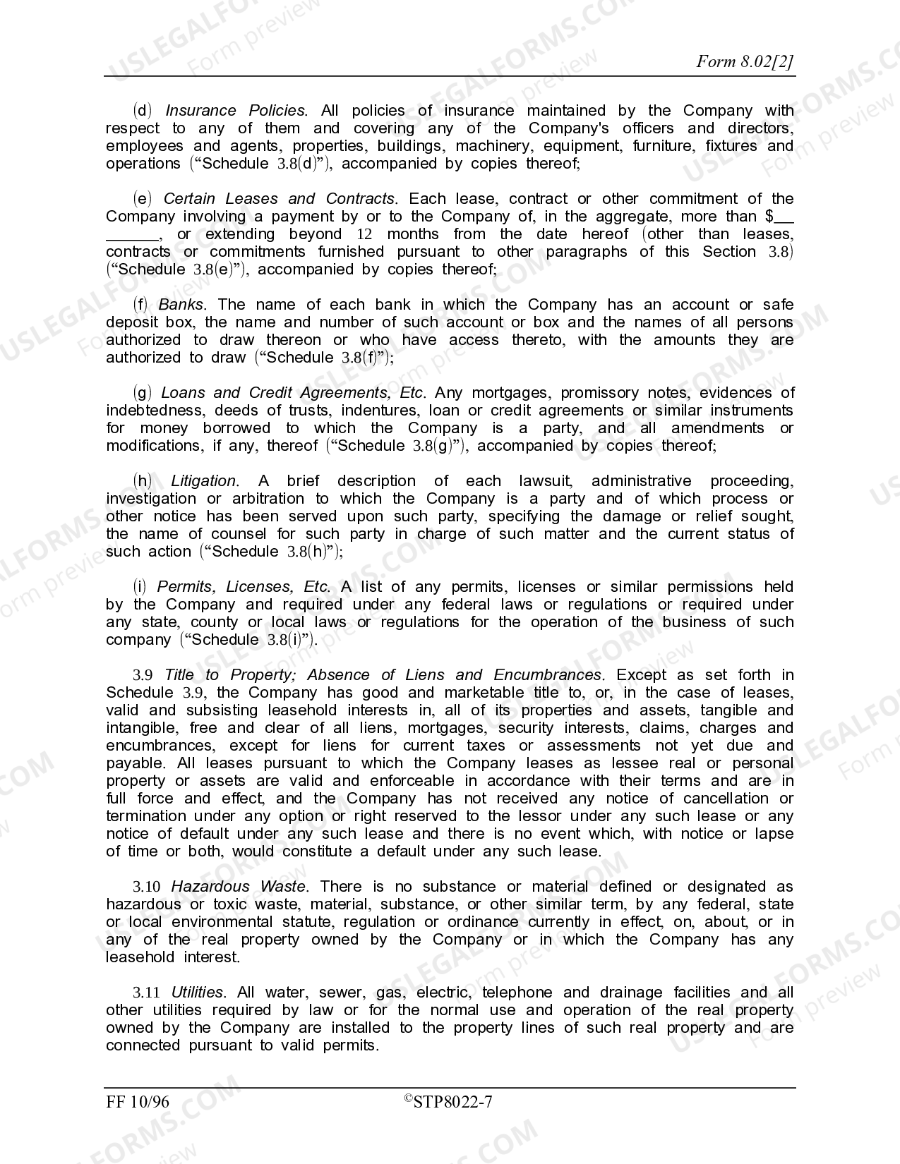Stock Purchase Form For Nil Consideration US Legal Forms