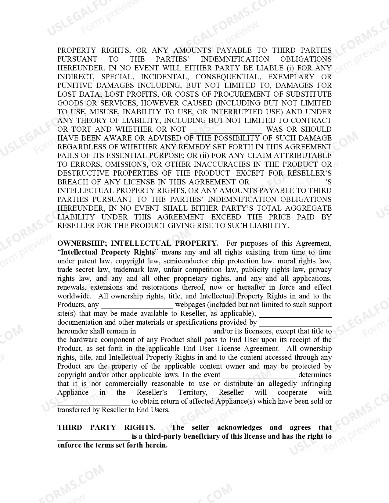 Preview Reseller Agreement