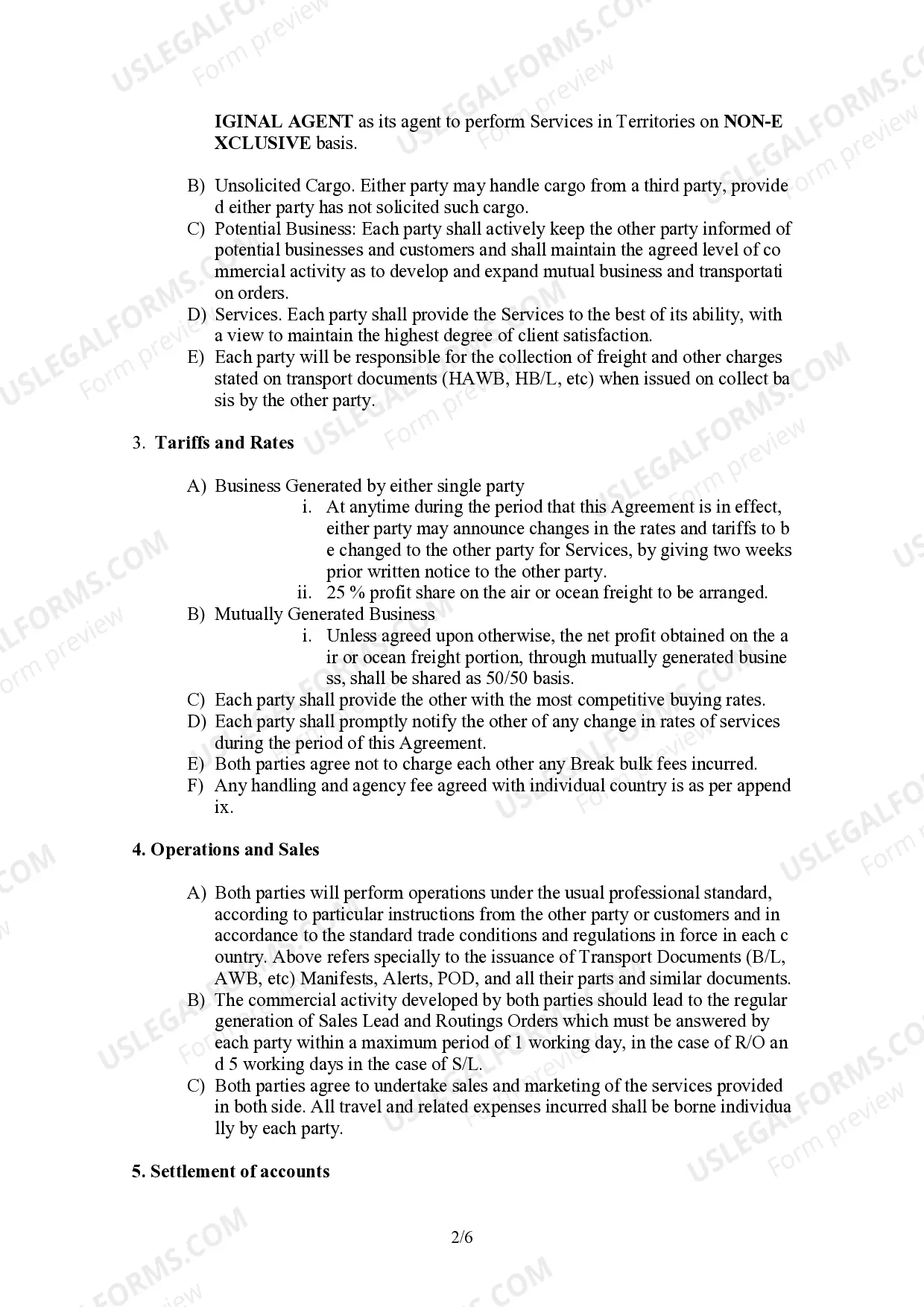 Preview Agency Agreement