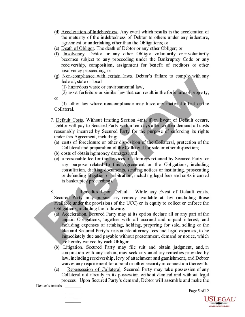 Get Personal Property Security Agreement Preview Personal Property Security Agreement