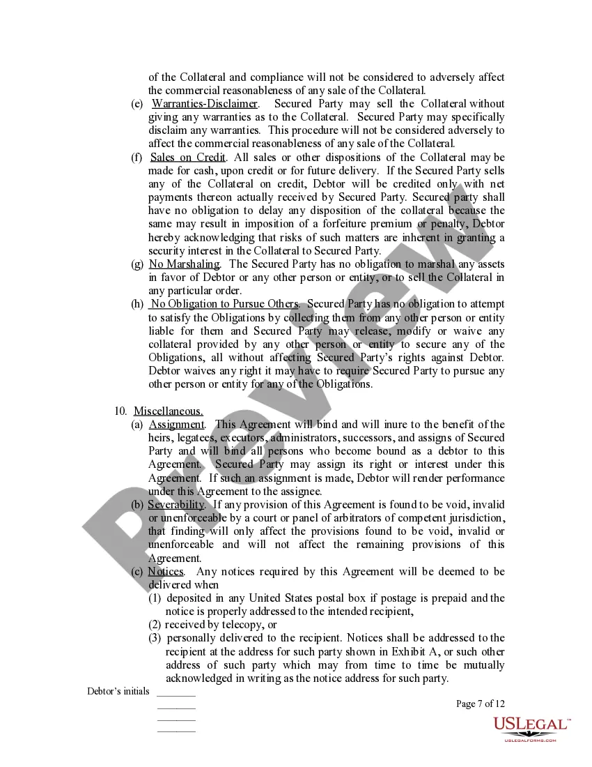 Get Personal Property Security Agreement Preview Personal Property Security Agreement
