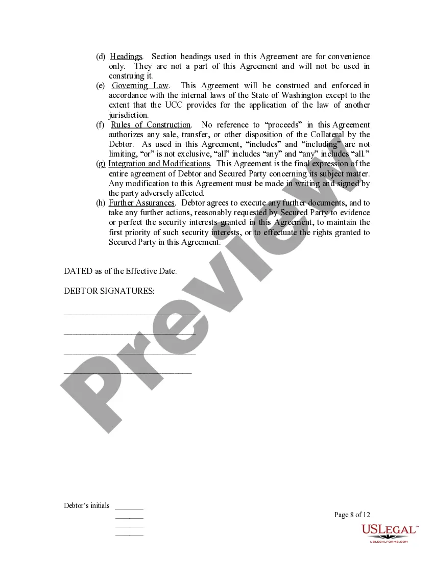 Get Personal Property Security Agreement Preview Personal Property Security Agreement