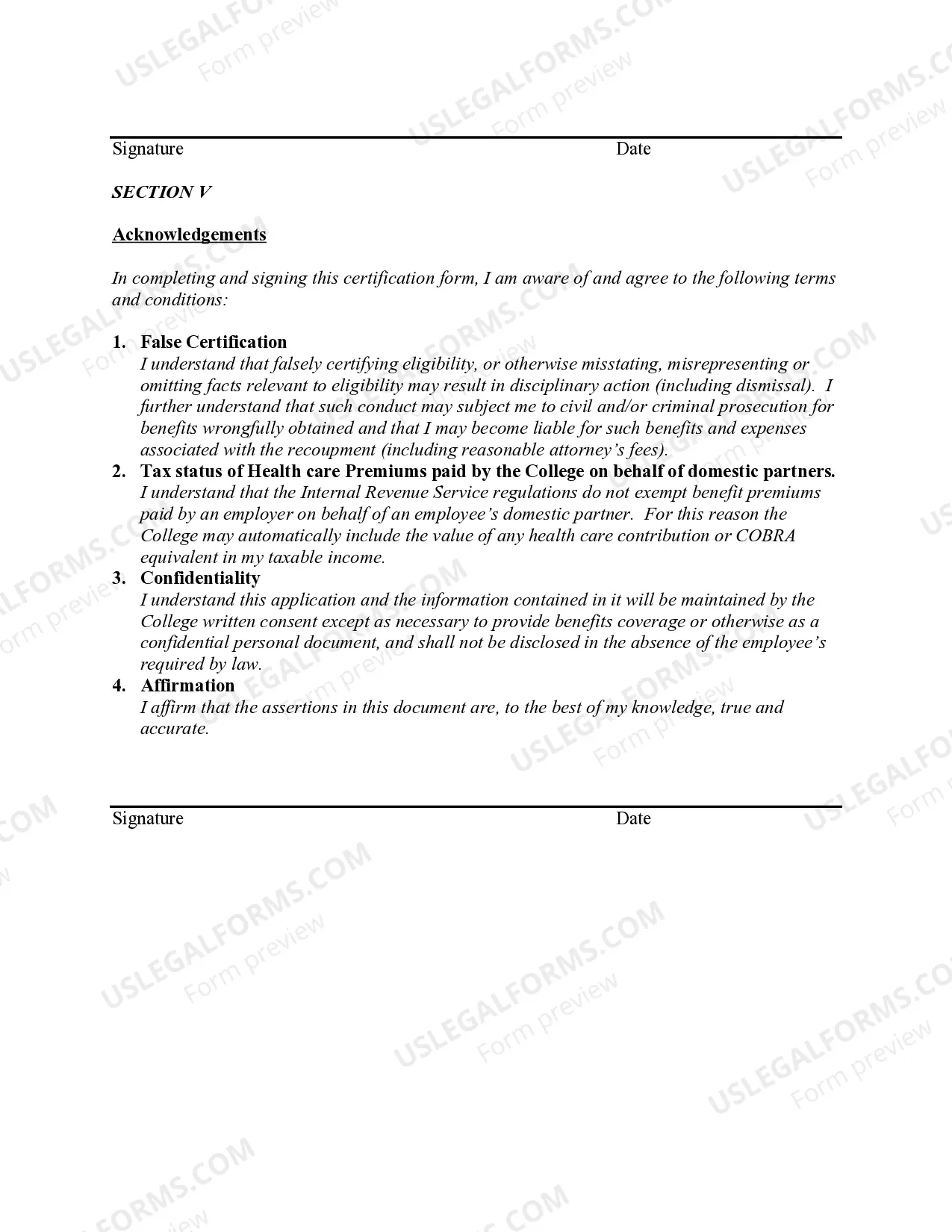 Preview Certification of Marriage or Domestic Partnership