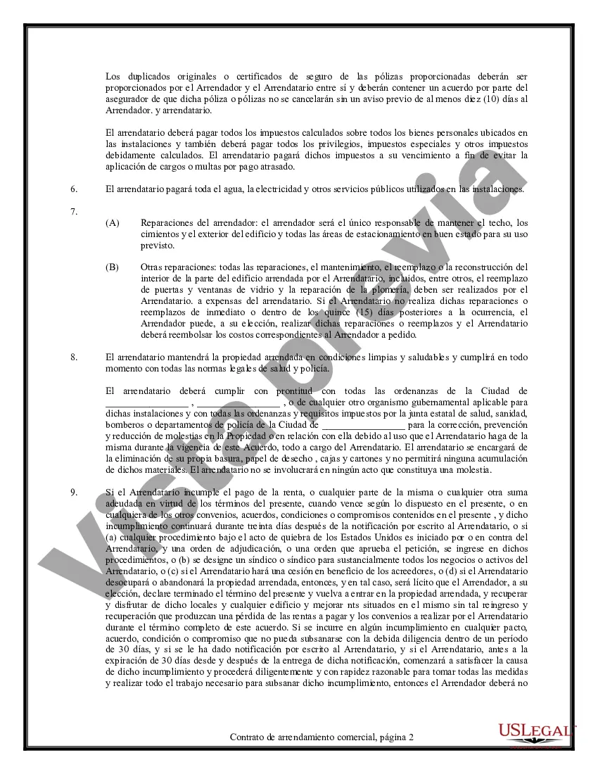 Preview Contrato de Arrendamiento Comercial de Espacio de Oficina