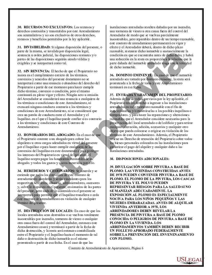Preview Contrato de arrendamiento de apartamento