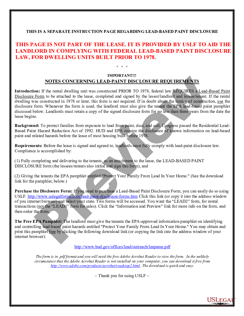 page 6 Apartment Lease Agreement preview