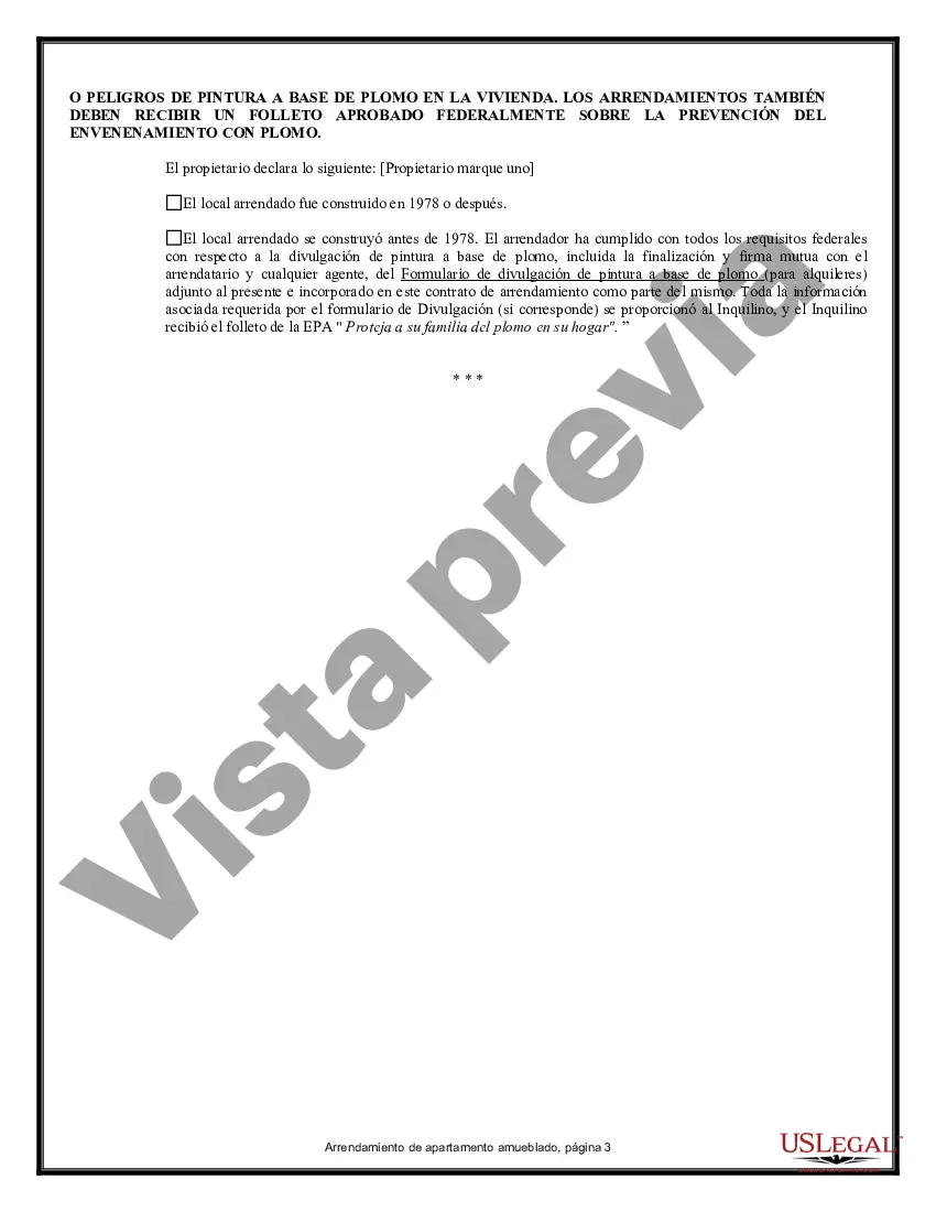 Preview Arrendamiento de apartamento amueblado