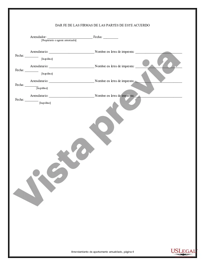 Preview Arrendamiento de apartamento amueblado