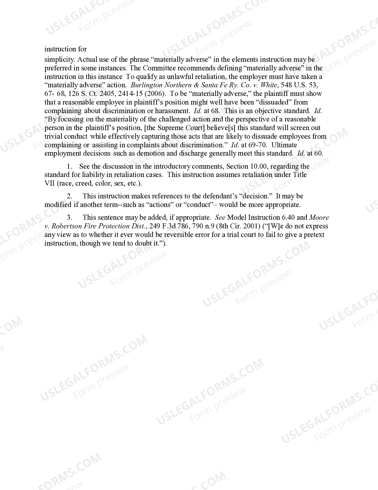Preview 10.43 ELEMENTS OF CLAIM: RETALIATION - THIRD PARTY REPRISAL FOR OPPOSITION TO HARASSMENT OR DISCRIMINATION