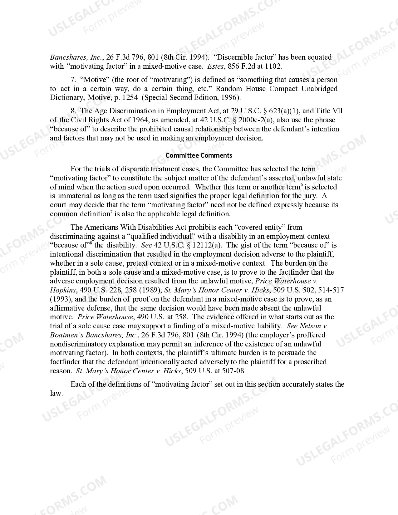 Preview 12.21 DEFINITION: MOTIVATING FACTOR