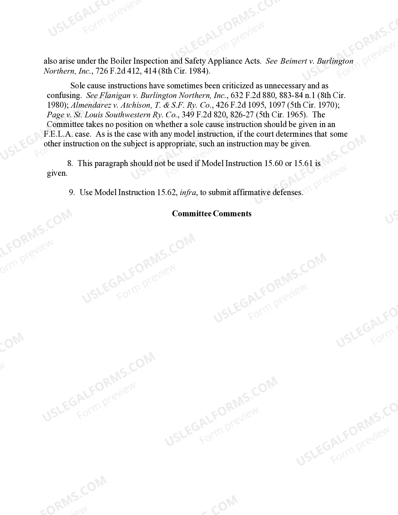 Preview 15.40 ELEMENTS OF CLAIM: GENERAL F.E.L.A. NEGLIGENCE