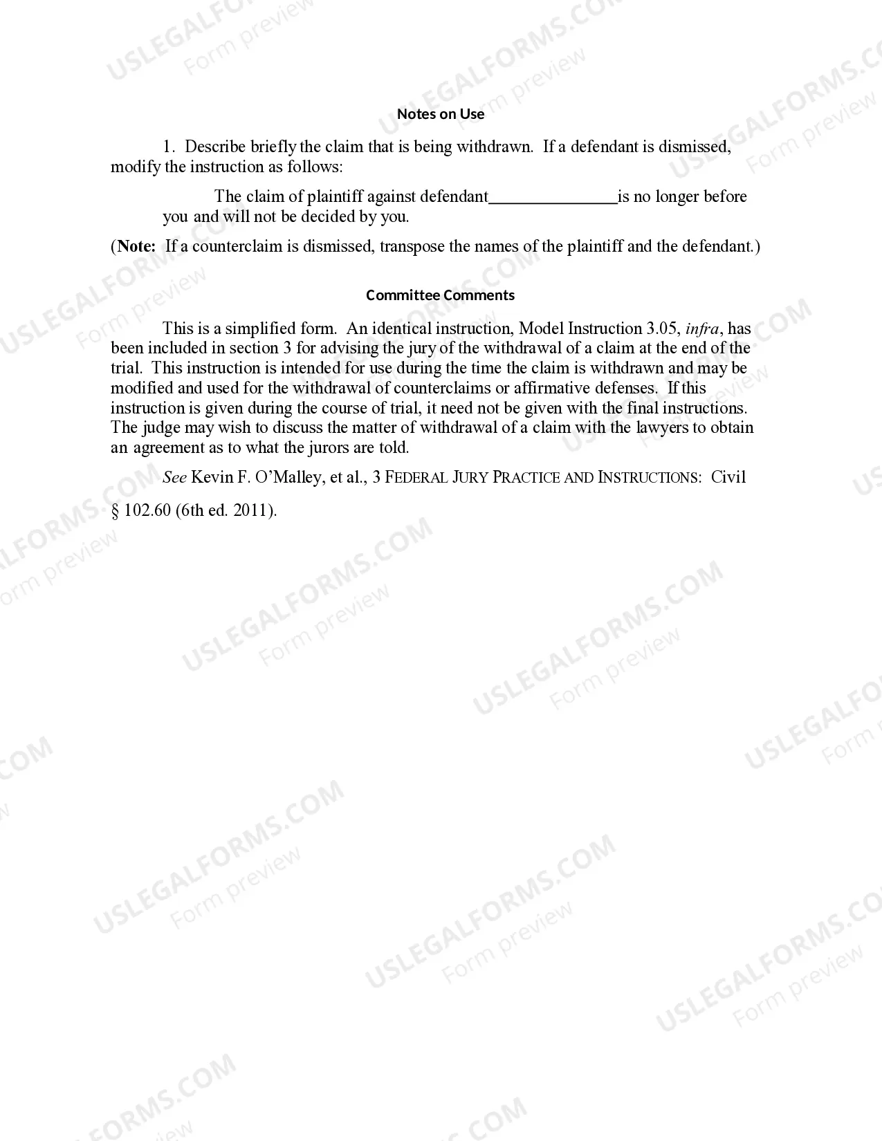 Preview 2.13 EXPLANATORY: WITHDRAWAL