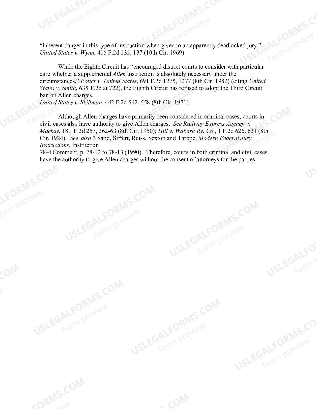 Preview 3.07 EXPLANATORY: "ALLEN" CHARGE TO BE GIVEN AFTER EXTENDED DELIBERATION