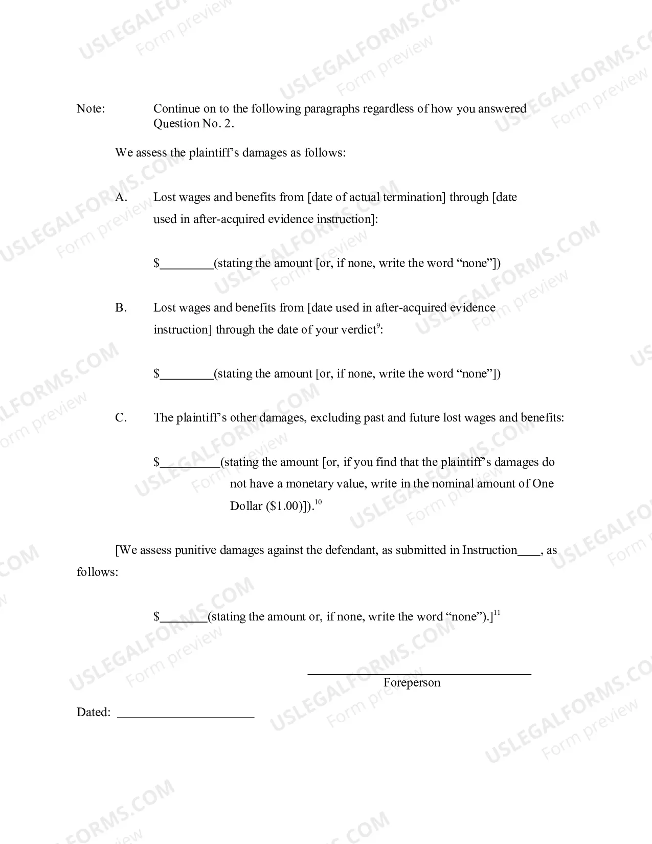 Preview 5.81 GENERAL VERDICT FORM