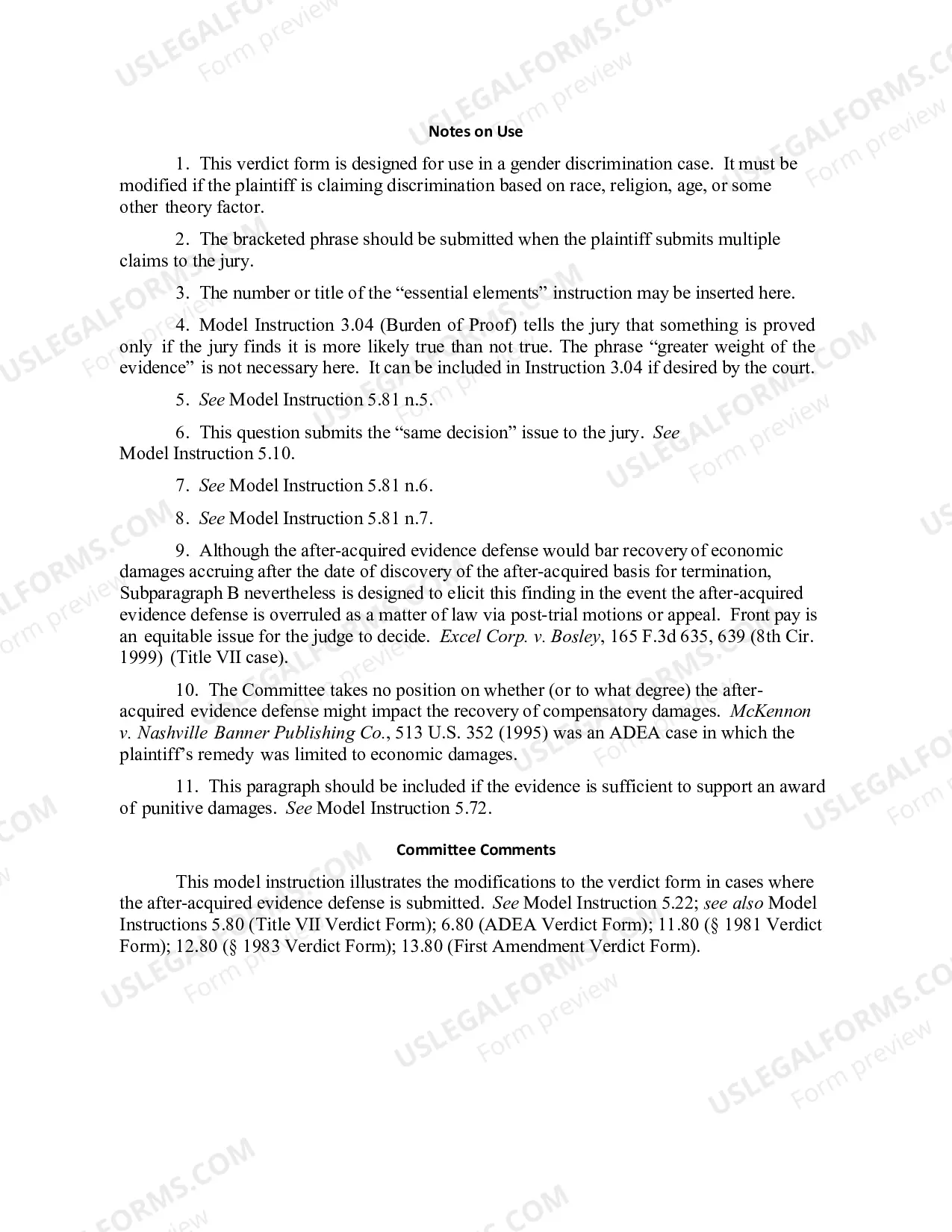 Preview 5.81 GENERAL VERDICT FORM