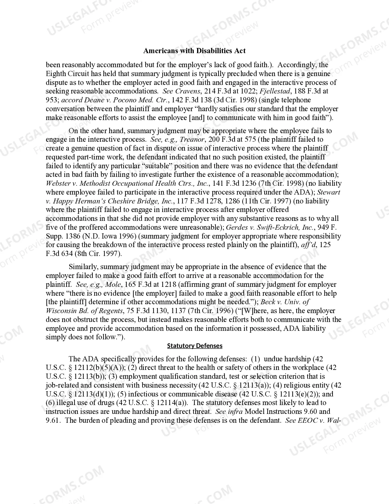 Preview 9.00 Americans with Disabilities Act Overview