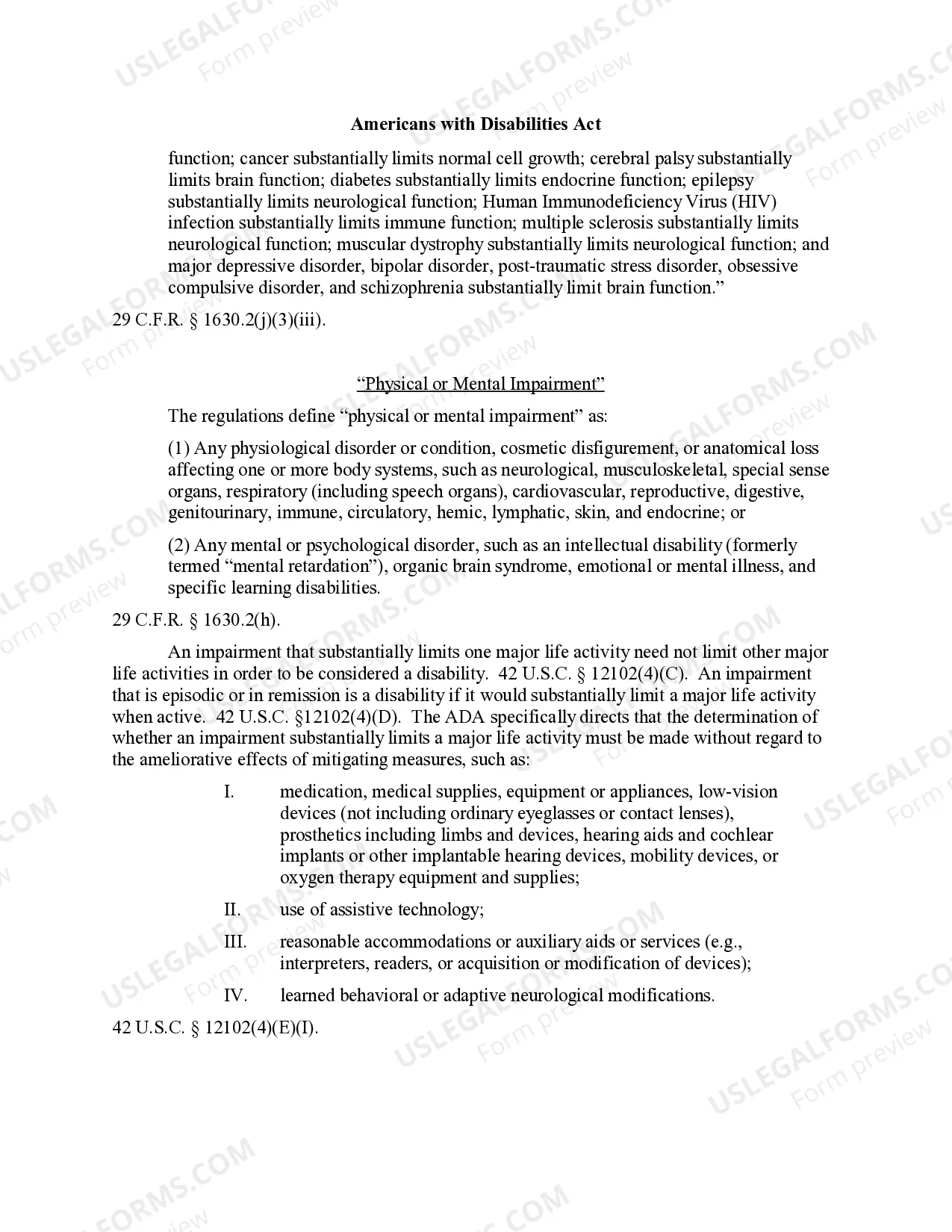 Preview 9.00 Americans with Disabilities Act Overview