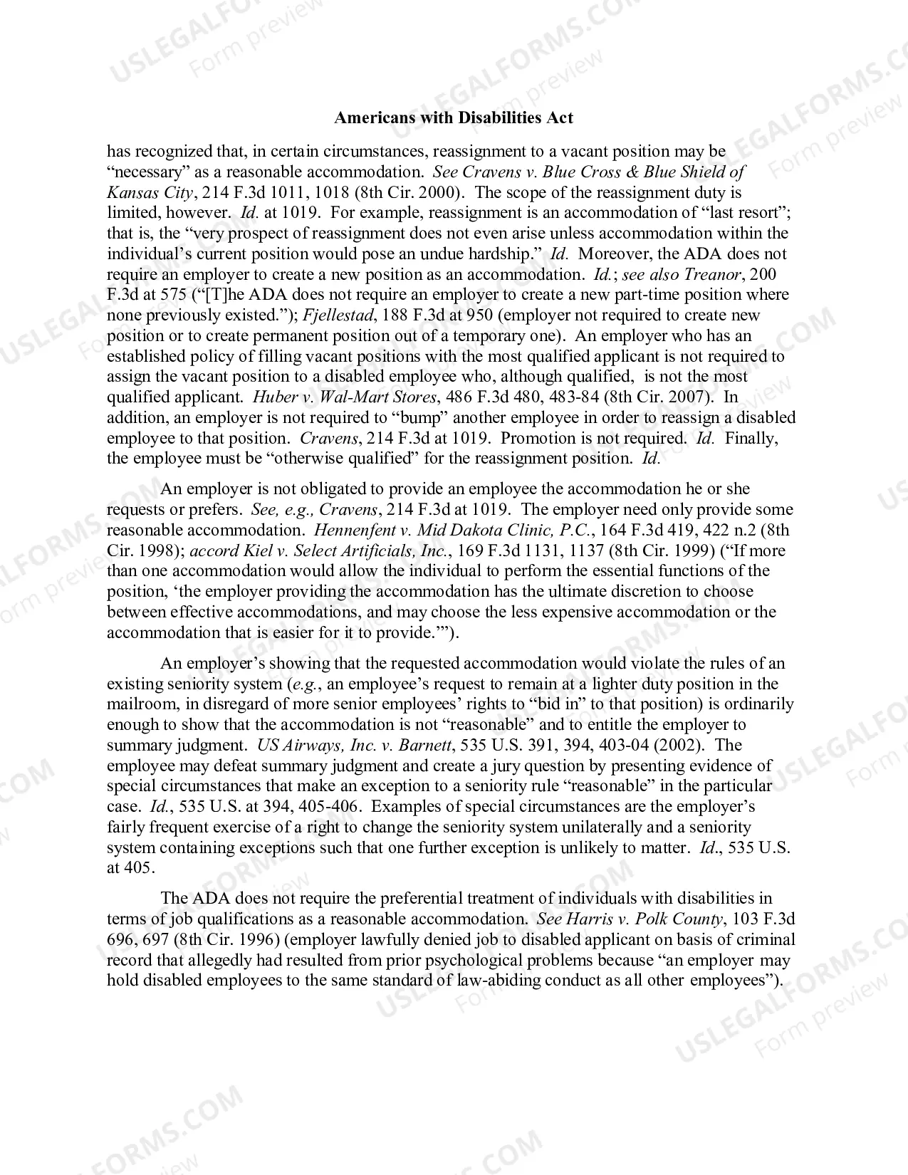 Preview 9.42 ELEMENTS OF CLAIM: REASONABLE ACCOMMODATION (Specific Accommodation Identified)
