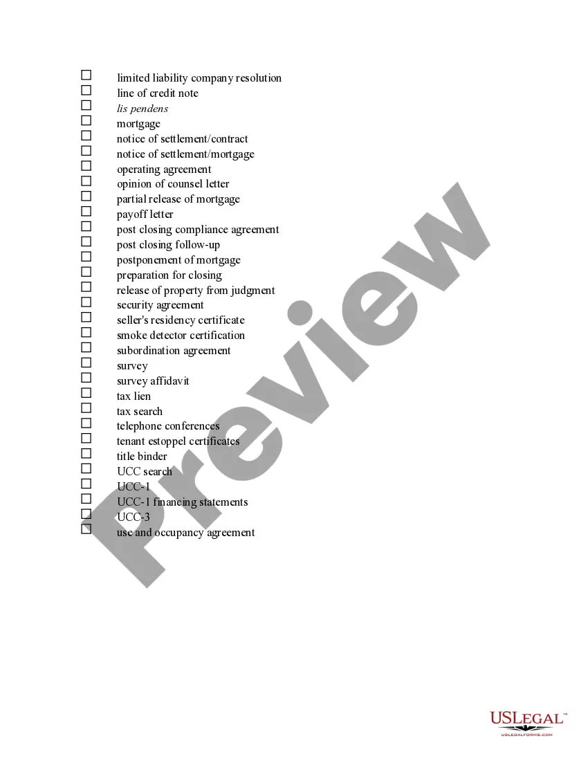 Preview Invoice List of Services: Review and-or Preparation
