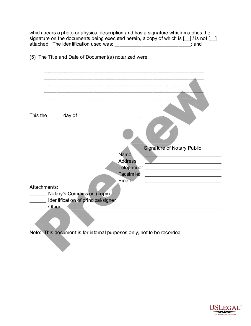 Get Notary's Affidavit Preview Notary's Affidavit