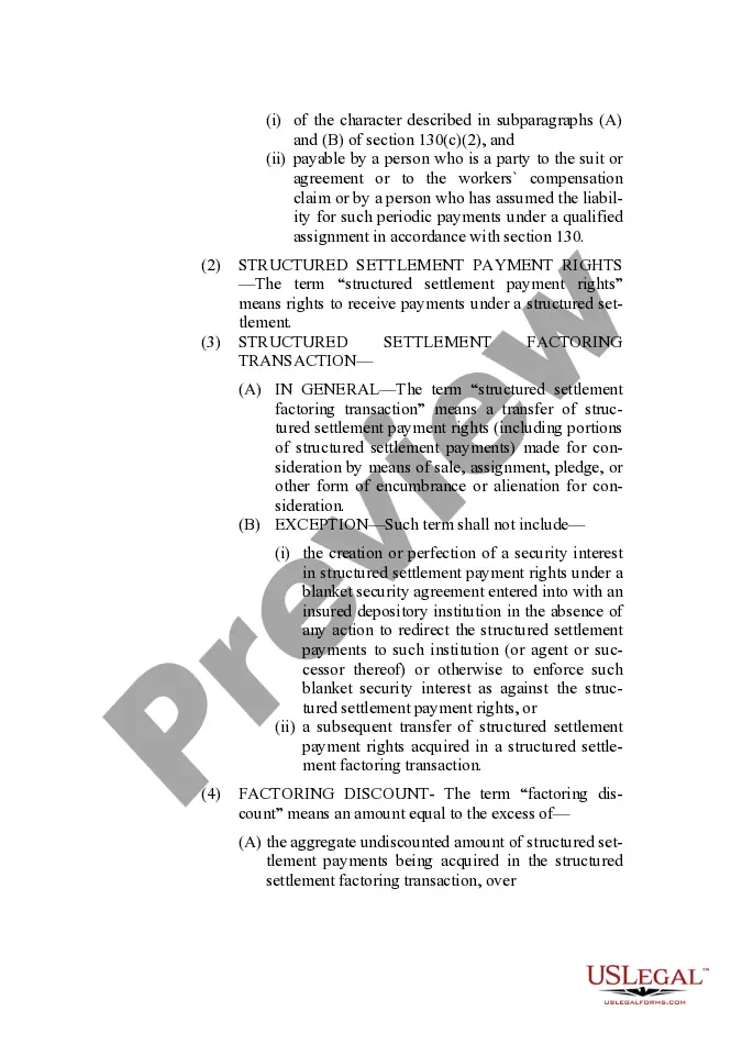 Get Structured Settlement Factoring Transactions Preview Structured Settlement Factoring Transactions