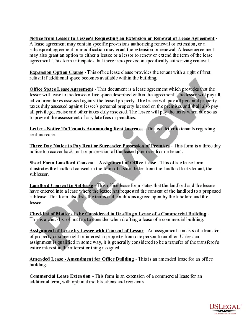 Get Landlord Tenant Commercial Package Preview Landlord Tenant Commercial Package