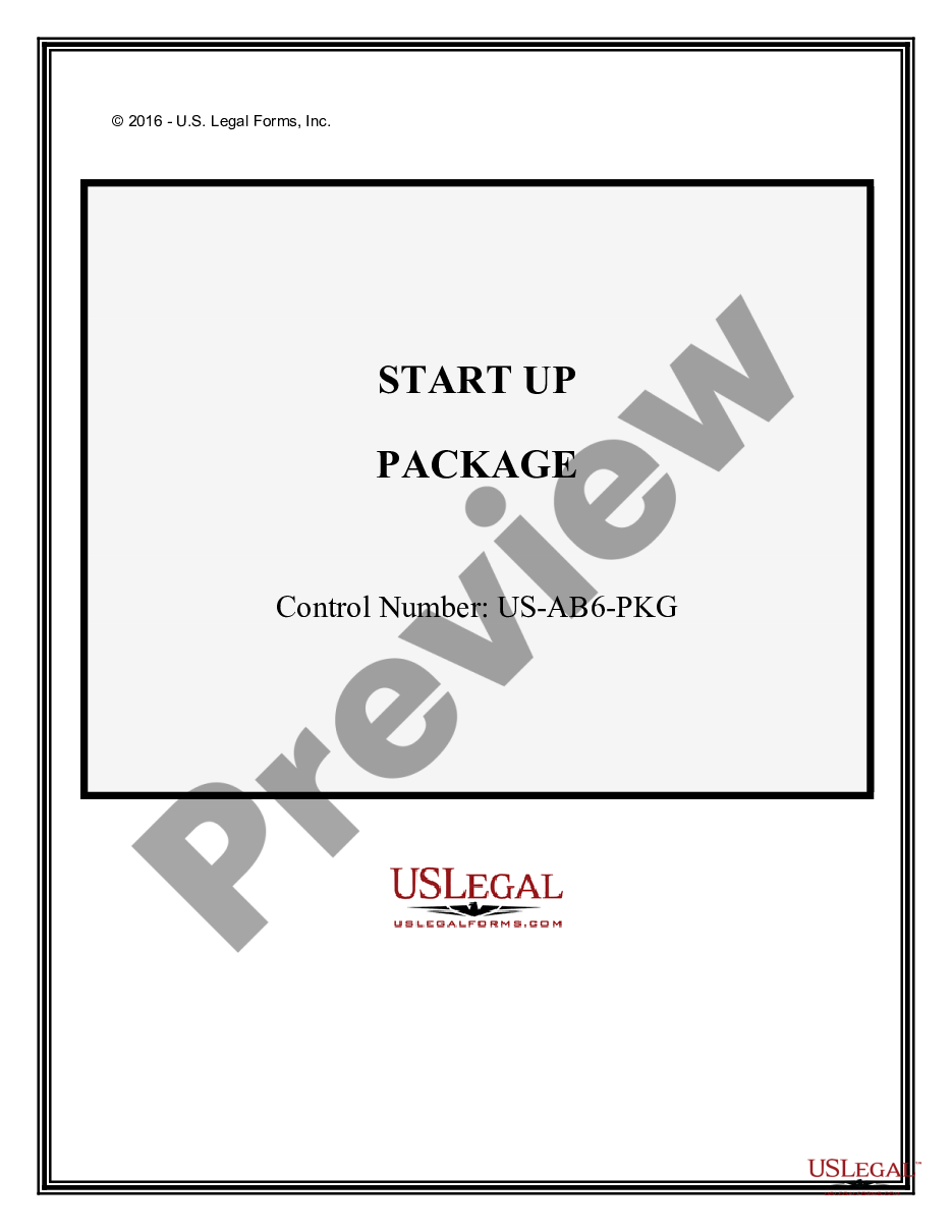 page 0 Startup Package preview