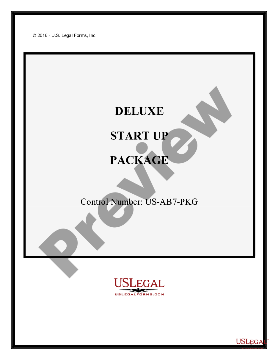 page 0 Startup Package - Deluxe preview