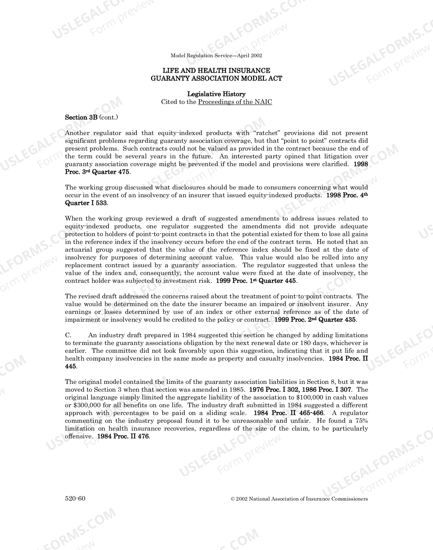 Broward Florida Life and Health Insurance Guaranty Association Model